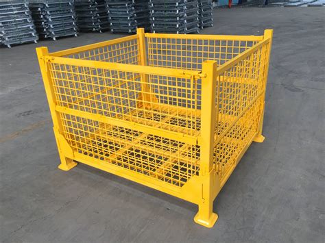 heavy duty metal mesh box|wire mesh bins for sale.